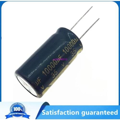 Original T17 Low ESR/Impedance high frequency 35v 10000UF aluminum electrolytic capacitor size 18*35mm 10000UF35V 35V10000UF 20