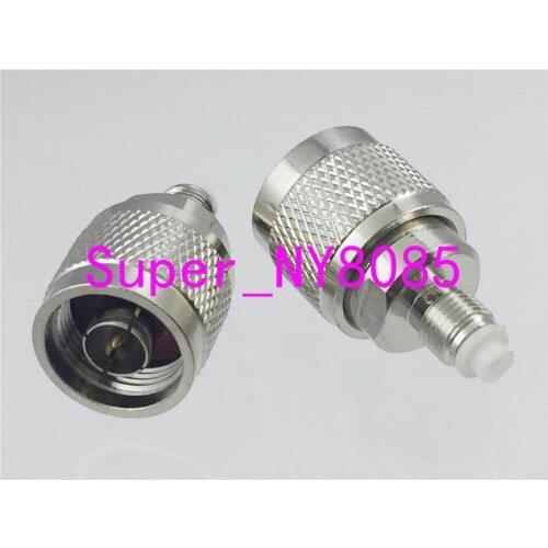 Adapter N plug male to FME female jack RF connector straight M/F