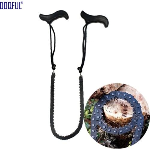 50pcs/lot Portable Chain Saw Sharp Sawtooth Wilderness Survival Manganese Iron Sawing Lightweight Camping Outdoor Cut Wood