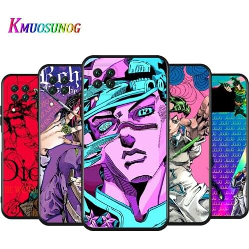JoJo bizarre adventure For Huawei Nova 2 2i 3 3E 3I 4 4E 5 5I 5Z 5E 5T 6 7 7I 8 SE Lite Pro SE Silicone Black Phone Case