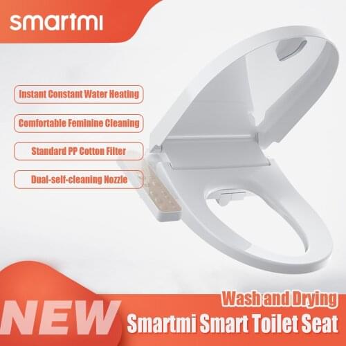 Smartmi Smart Toilet Seat Intelligent Toliet Lid Cover Instant Water Heating Electronic Bidet Spray Closestool with LED Light