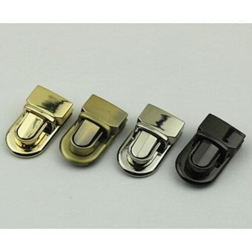 10pieces/lot) factory wholesale high-end luggage handbags thicker metal mortise lock decorative buckle hardware accessories y24