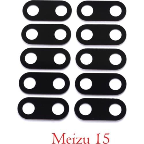 10pcs back rear camera glass lens rear camera lens for Meizu 15 meizu 16 lite 15th 16th M15