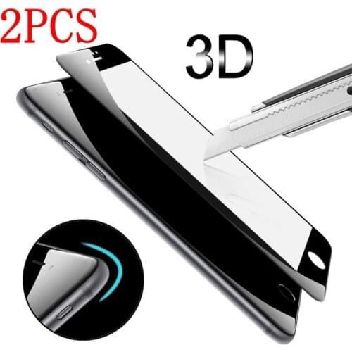 2PCS Full Cover Tempered Glass For iPhone 6 6S Screen Protector protective film For iPhone 6 6S Plus glass