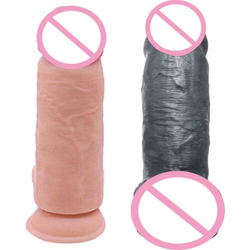 27cm*8cm Super Huge Black XXL Dildo Big Dick with Suction Cup Anal Butt Plug Large Dong Realistic Penis Sex Adult Toys for Woman