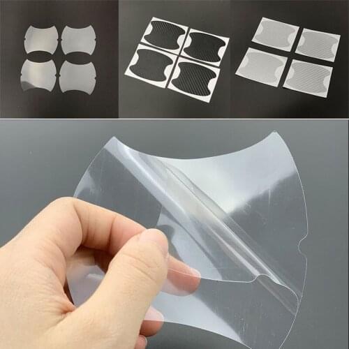 4pcs/Lot Car Handle Protection Sticker For Volkswagen / Porsche / Audi / Skoda / SEAT / MAN / LADA /DACIA UAZ/Citroen DS Peugeot