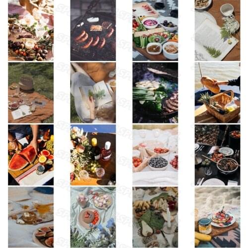 Diy Diamond Painting Spring Breath Warm Sun Picnic with Friends In The Park When The Sun Is Shining Realistic Style Poster