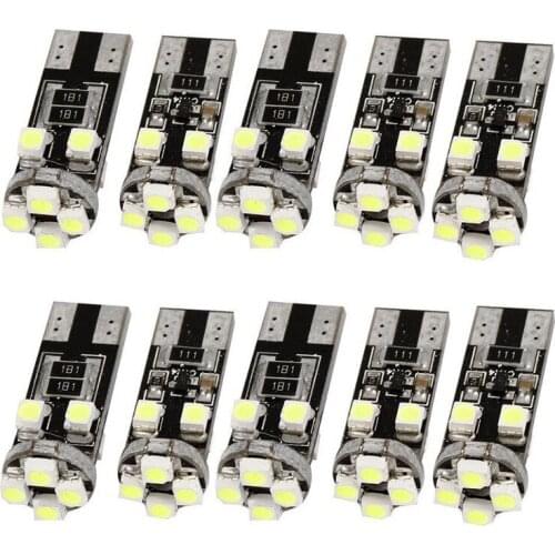 Car Led Width Lamp T10 1210 8 Light Decoding Signal Lamp Position Light Reading Lamp Trunk License Plate Car Accessories