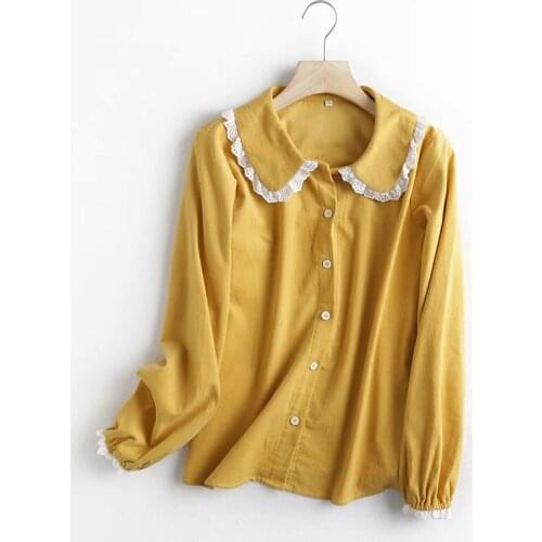 Bobcemygaqa Women's Corduroy Shirts