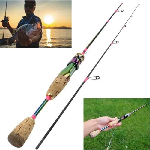 1.68M Color Fishing Rod, Ul2Tips Carbon Fiber Beautiful Fishing Rod, Slow Bait Casting Bait Weight 3-7g, Trout Rod, Bass Fishing