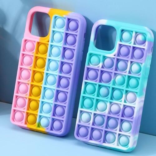 For Redmi Note 7 8 pro k20 k30 Relive Stress Bubble decompression phone case For Xiaomi Mi 8 9 10 11 10T Lite