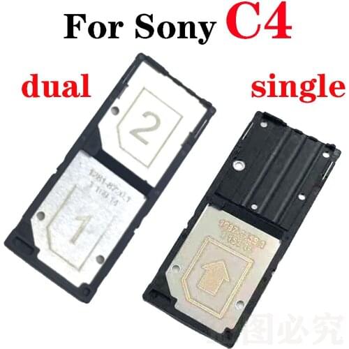 For Sony Xperia C4 Sim Card Reader Holder Sim Card Tray Holder Slot Adapter