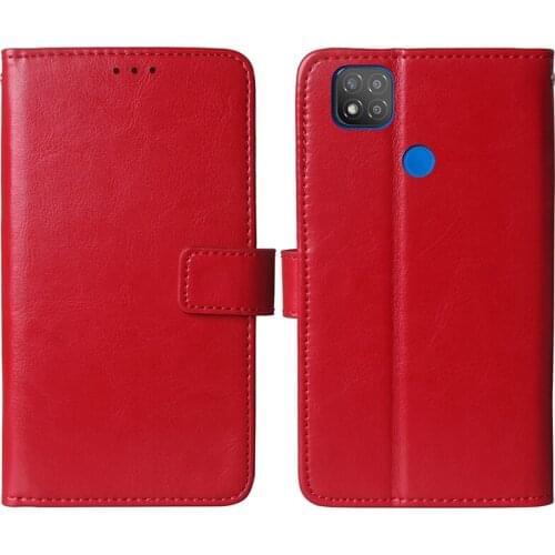 For Xiaomi Redmi 9C 6.53 inch Case Luxury Flip Wallet Leather Mobile Phone Case for Xiaomi Redmi 9C Holster