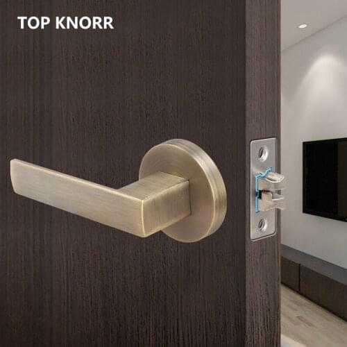Door handle cylinder door handle lock channel handle lock three bar ball door lock bedroom bathroom hardware accessories