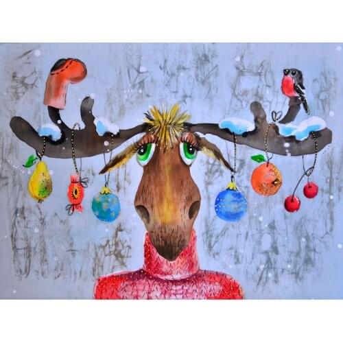 GATYZTORY Paint By Number Cartoon Animal For Adult Drawing On Canvas HandPainted Painting DIY Pictures By Number Kits Home Decor