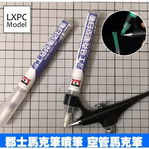 Model painting coloring tool Mark Empty pen tube Hand painted tool