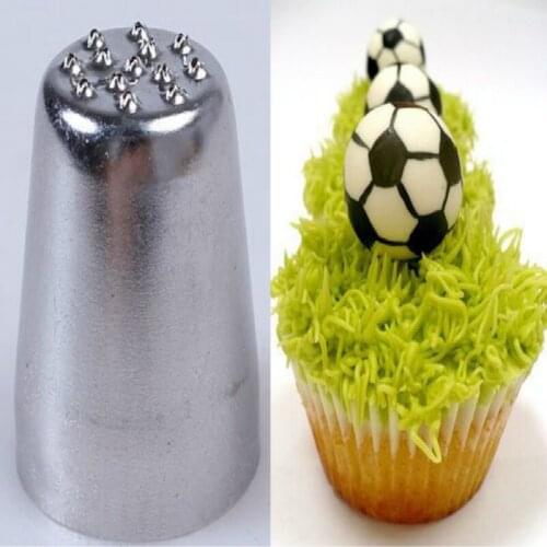Icing Piping Nozzle Silver Grass Hair Cake Cupcake Decorating Tip Tools LOW PRICE Kitchen Bake Tool