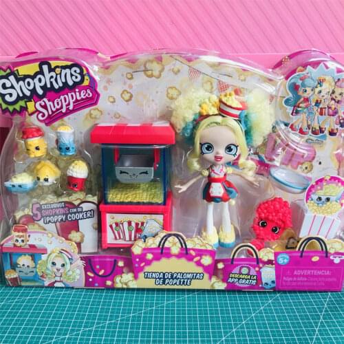 Shopkins Shoppies Themed Doll Lippy Lulu Doll Series Fashion Collection Anime Figure Surprise Birthday Toys