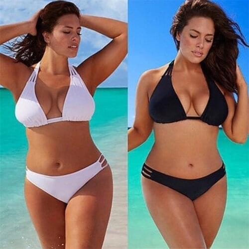 High Waist Swimsuit 2021 Sexy Bikinis Women Swimwear High Neck Bikini Set Bathing Suits Swim Wear Biquini Plus Size 4XL