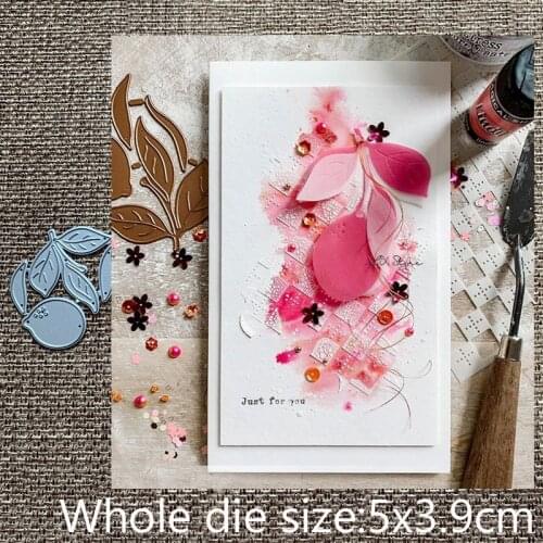 New Design Craft Metal stencil mold Cutting Dies Lemon leaves decoration scrapbook die cuts Album Paper Card Craft Embossing