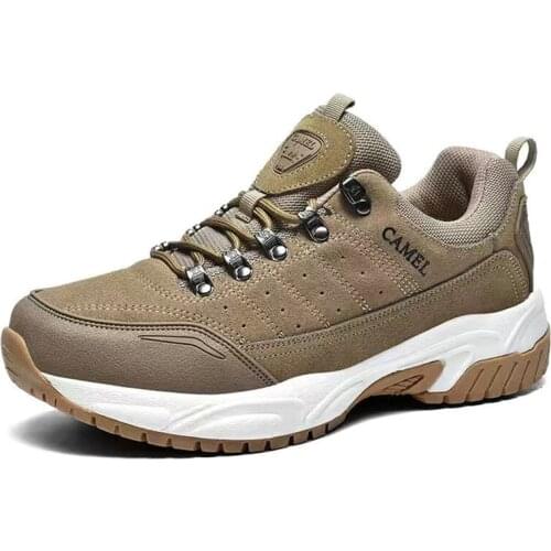 High Quality Male Hiking Shoes Waterproof Mens Climbing Boots Lace Up Men Tourism Walking Footwear Black Gray Trekking Zapatos