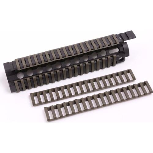 Ladder 18 Slots Low Profile Rail Covers 4pcs/pack Olive Drab For Handguard AR15/M4(DS9525C)