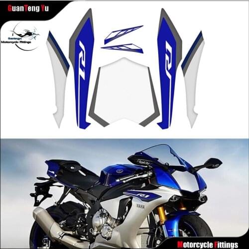 New Motorcycle Sticker Waterproof Protection Fairing Shell Reflective Decal Decorative For Yamaha YZF R1 2015 2016 2017 2018