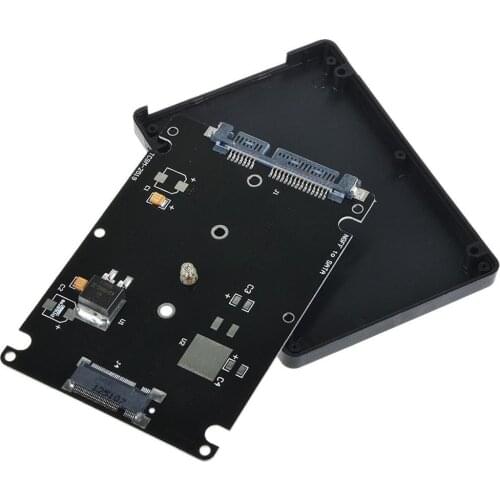M.2 (SATA) B-key SSD to 2.5 inch SATA3 Adapter Card 7mm Thick Enclosure M.2 SATA SSD Adapter To Desktop/Notebook Computer