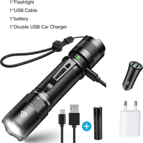 1000 Lumens Super-bright Camping Flashlight/Underwater Cluster Lighting Flashlight Bybl Light LED Torch