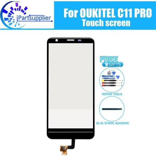 5.45 inch for OUKITEL C11 PRO Touch Screen Glass 100% Guarantee Original Digitizer Glass Panel Touch Replacement For C11 PRO