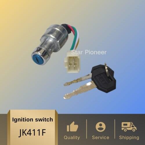 Forklift starter switch start key lock ignition switch lock JK411F four-wires Heli forklift parts