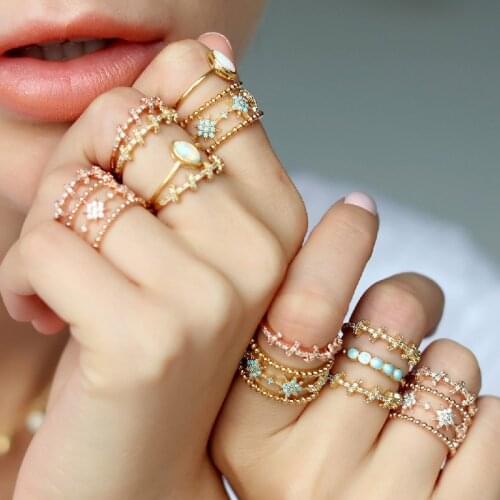 Timeless Wonder Rings With Cubic Zirkonia For Women