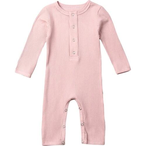 Winter Baby Boy Girl Knitted Cotton Long Sleeve Romper Jumpsuit playsuit Clothes