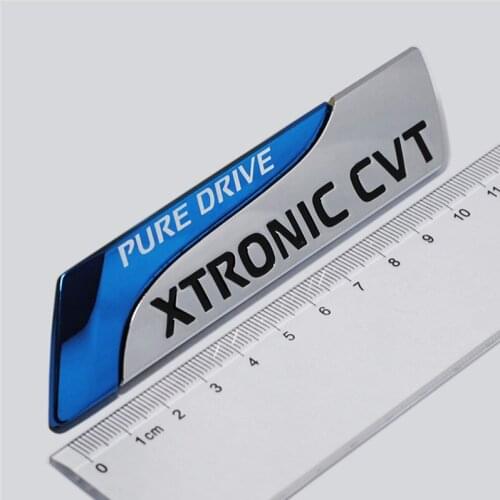 1pcs PURE DRIVE XTRONIC CVT 3D Car emblem Badge for Nissan Altima auto car sticker decals Car Styling