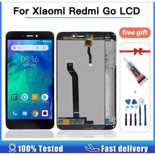 100% tested LCD Display for Xiaomi Redmi Go LCD Screen Touch Digitizer Assembly M1903C3GG M1903C3GH M1903C3GI for RedmiGo