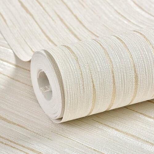 Texture Strip 3D Wallpapers Beige White Blue Self Adhesive Removeable Wallpaper Vinyl Wall Sticker for Bedroom Living Room Decor