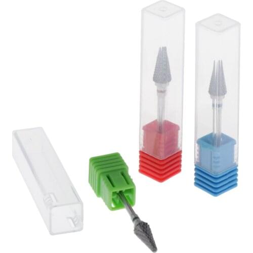 3x 2.35mm Electric Nail Art Drill Bits UV Gel Removal Sanding Buffing Bits