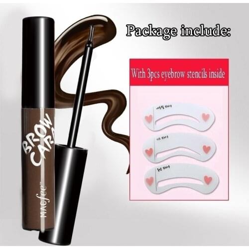 4Pcs/Set Eyebrow Gel Super Waterproof Eyebrow Cream Professional Long Lasting No Fading Eyebrow Gel Tint Makeup Tools