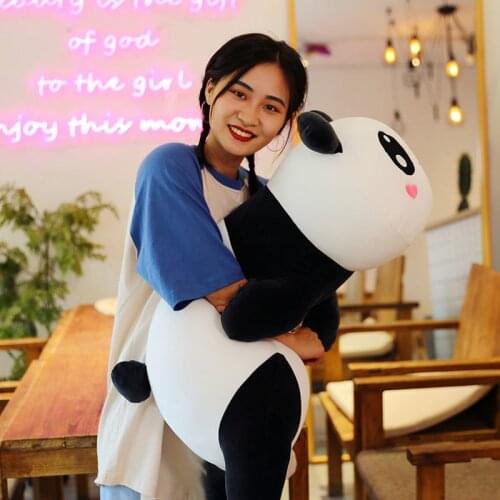 80CM Cute Baby Big Giant Panda Bear Plush Stuffed Animal Doll Animals Toy Pillow Cartoon Kawaii Dolls Girls Lover Gifts