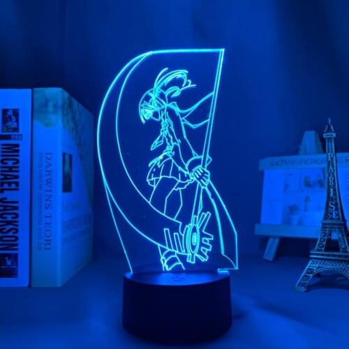 Anime 3d Lamp Soul Eater Maka Albarn LED Night Light for Home Room Decor Nightlight Birthday Gift Soul Eater Neon Light