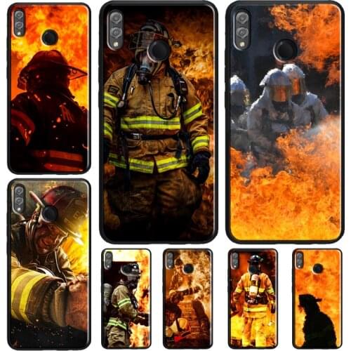 Firefighter Fire Fireman Case For Huawei Nova 5T Y6 Y7 Y9 2019 Honor 20 Pro 9 10 Lite 10i 7X 8X 9X 7A 8A 8C V20