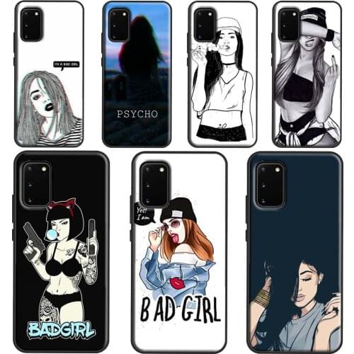 Bad Girl Phone Case For Samsung Galaxy S21 Ultra S20 FE S10E S8 S9 S10 Plus Cover For Note 10 9 20