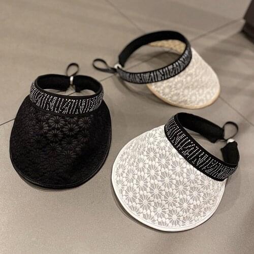 Kpop Fashion Lace All-matching Fishing Bucket Hats For Women Sunscreen Sun Protection Tourism Peaked Cap Beach Outdoor Sun-proof