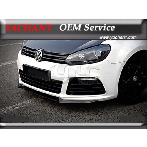 Carbon Fiber OSR Style Front Lip (3pcs) Fit For Golf 6 MK6 R20