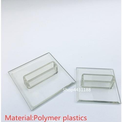 100*100mm Plastic transparent plaster trowel construction concrete spatula tool for Art painting