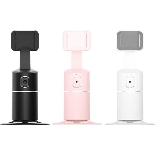 Portable All-In-1 Smart Selfie Stick 360 degree Rotation Auto Face & Object Tracking Camera Phone Mount Holder