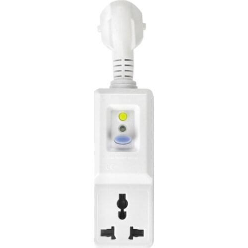 EU 16A Socket Adaptor Home Circuit Breaker Plug Leakage Protection Trip Switch Y1AD