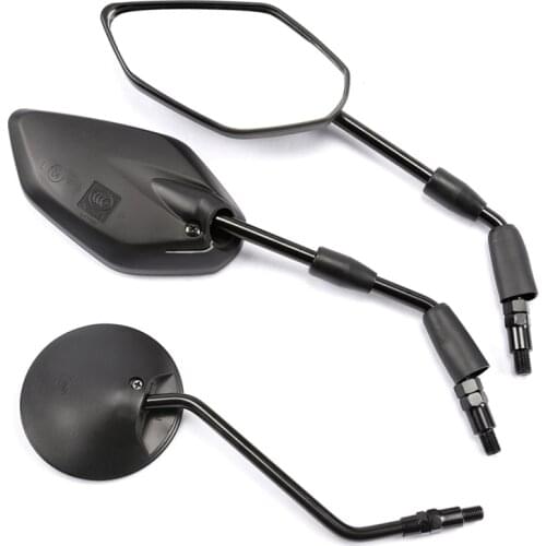 10mm Universal Motorcycle Rearview Mirrors,For ST CFMOTO CF125-3A CF125-2,Scooter E-Bike Rear View Mirrors Back Side Convex