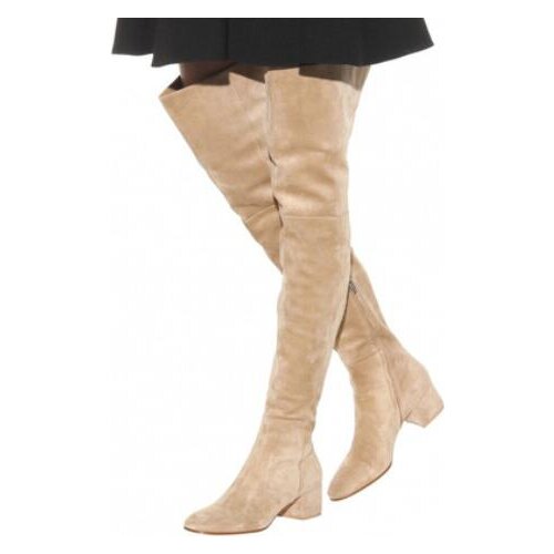 Autumn Newest Red Suede Round Toe Over The Knee Boots 2021 Thick Heels Woman Fashion Boots Winter Long Boots Riding Boots