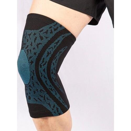 1PCS Elastic Compression Sports Cycling Running Fitness Knee Pad Leg Knee Support Brace Protector Leg Pad